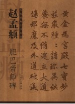 赵孟頫胆巴帝师碑 封面
