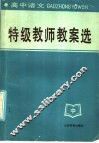 高中语文  特级教师教案选  中 封面