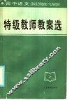 高中语文  特级教师教案选  上 封面