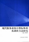 现代服务业统计指标体系及调查方法研究 封面