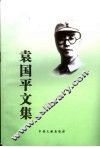 袁国平文集 封面