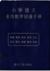 小学语文多功能词语手册 封面