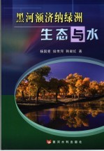 黑河额济纳绿洲生态与水 封面