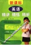 新课标英语精讲精练精析  八年级  上 封面