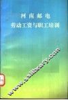 河南邮电劳动工资与职工培训 封面