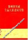偃师机铁社全面大跃进的经验 封面
