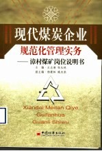 现代煤炭企业规范化管理实务  漳村煤矿岗位说明书 封面