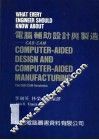 电脑辅助设计与制造：CAD/CAM 封面