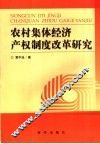 农村集体经济产权制度改革研究 封面