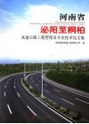 河南省泌阳至桐柏高速公路工程管理及专业技术论文集 封面