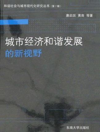 城市经济和谐发展的新视野 封面