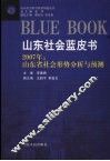 山东社会蓝皮书  2007年：山东省社会形势分析与预测 封面