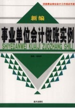 新编事业单位会计做帐实例 封面
