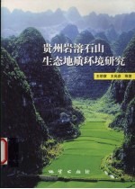 贵州岩溶石山生态地质环境研究 封面