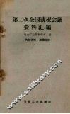 第二次全国薄板会议资料汇编 封面
