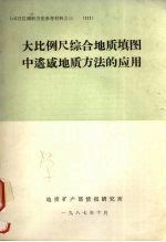 大比例尺综合地质填图中遥感地质方法的应用 封面