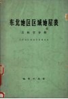 东北地区区域地层表  吉林省分册 封面