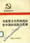 马克思主义民族理论在中国的实践和发展 封面