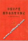 中国共产党曲阜市历史大事记  1919.5-1996.12 封面