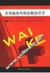 实用临床外科诊断治疗学 封面