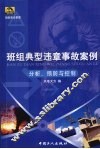 班组典型违章事故案例  分析、预防与控制 封面