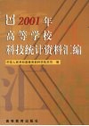 2001年高等学校科技统计资料汇编 封面