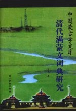 清代满蒙文词典研究 封面
