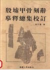 殷墟甲骨刻辞摹释总集校订 封面