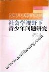 社会学视野下青少年问题研究 封面