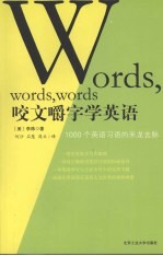 咬文嚼字学英语：1000个英语习语的来龙去脉 封面