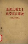 迅速从根本上改变武汉面貌  中国共产党武汉市第三届代表大会第二次会议主要文件 封面