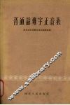 普通话难字正音表 封面
