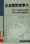 企业聚群竞争力  珠江三角洲企业聚群竞争力提升战略研究 封面