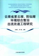 云南省星云湖、抚仙湖环境综合整治出流改道工程研究 封面