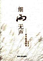 细雨无声  亚男随笔选集 封面