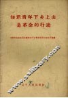 知识青年下乡上山是革命的行动 封面