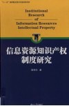 信息资源知识产权制度研究 封面