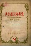 乡支部怎样整党  河北省沙河县东马庄乡整党经验 封面