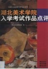 湖北美术学院入学考试作品点评 封面