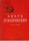 中国共产党四川省达县组织史资料  1976-1987 封面