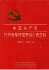 中国共产党四川省攀枝花市组织史资料  1950.3-1987.10 封面