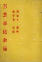 形意拳械教范 封面