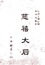 慈禧太后  晚清宫闱秘闻 电子书封面