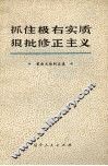 抓住极右实质  狠批修正主义 封面
