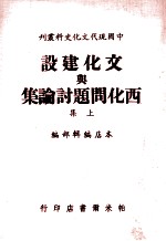 文化建设兴西化问题讨论集  上 封面