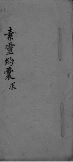 素灵约囊求 封面