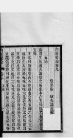 内经药瀹  卷9、卷10 封面