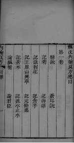 苏沈内翰良方  卷1-3 封面