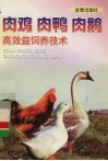 肉鸡  肉鸭  肉鹅高效益饲养技术 封面
