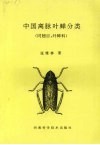中国离脉叶蝉分类  同翅目：叶蝉科 封面
